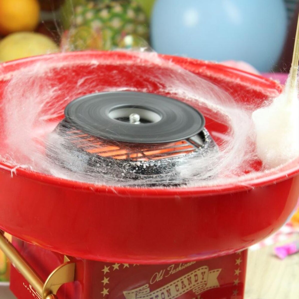 Apparaat voor het maken van suikerspin