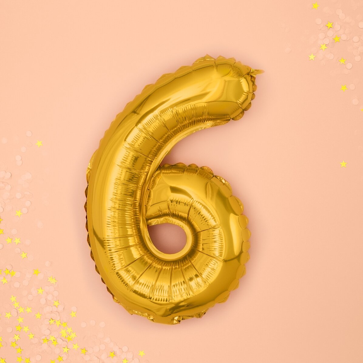 Ballons - Chiffres dorés 35 cm