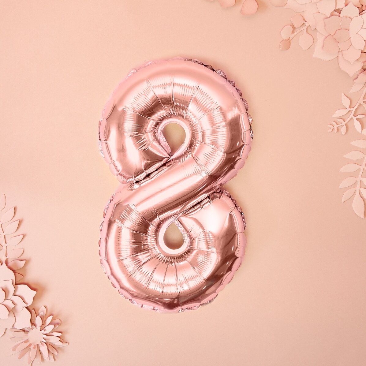 Ballons - Chiffres roses 35 cm
