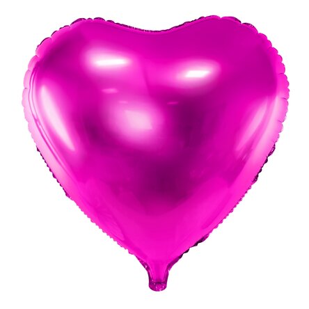 Ballon - Roze hart 45 cm