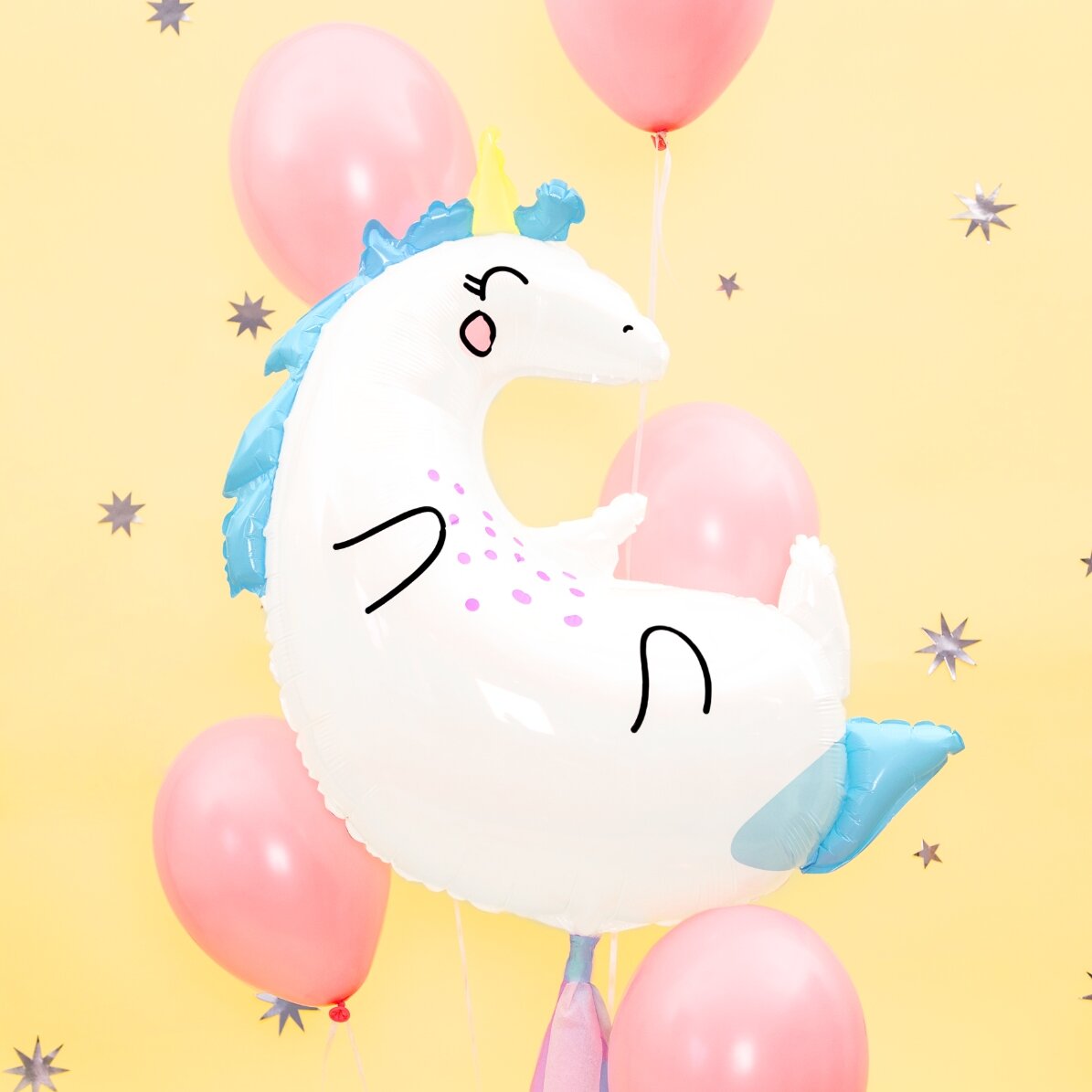 Ballon - Witte eenhoorn