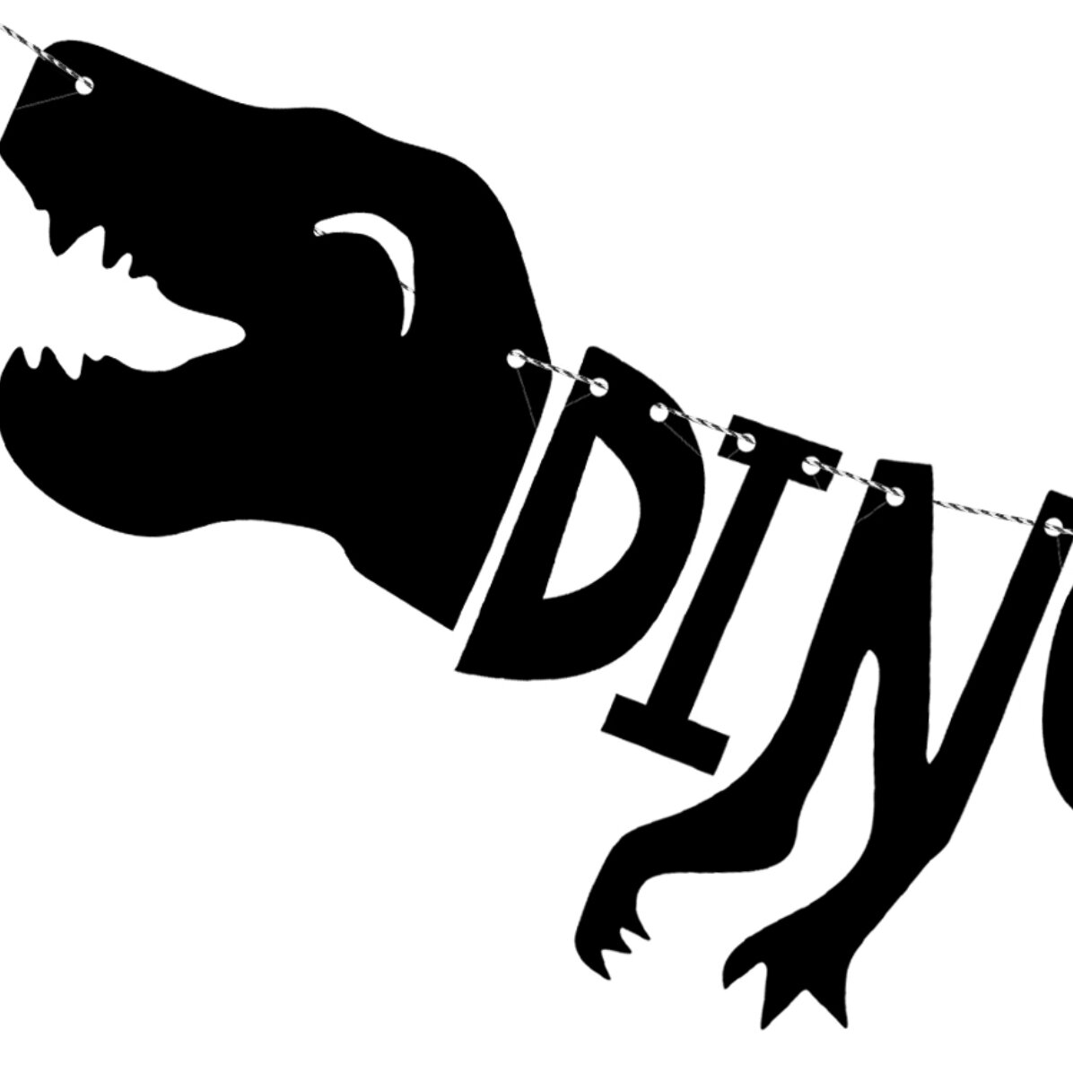 Banner Dinosaurus Dino-feestje