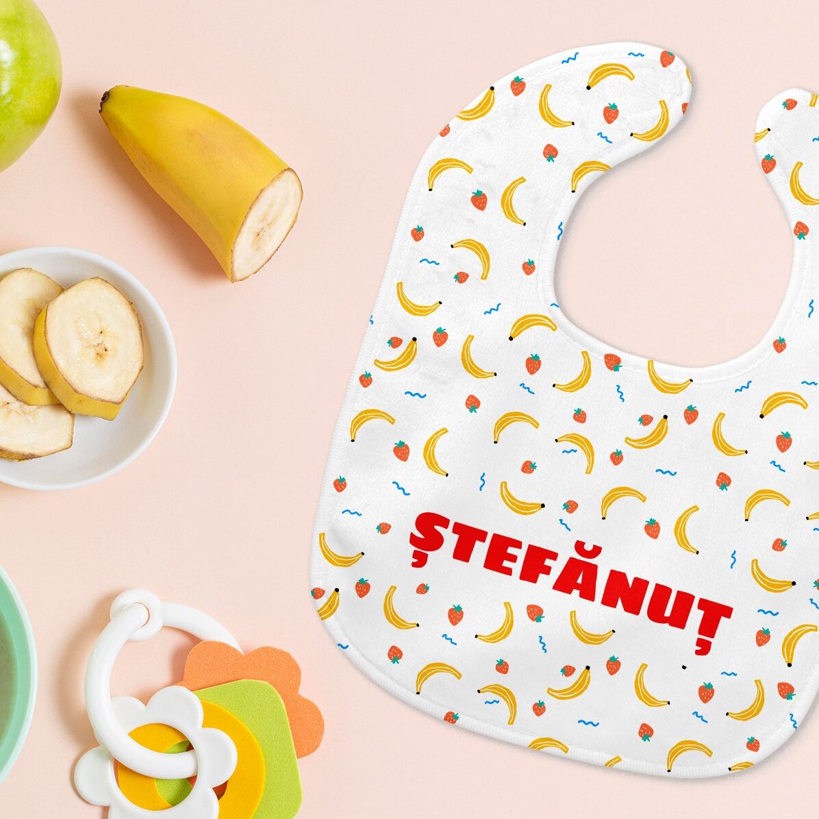 Gepersonaliseerd slabbetje voor baby