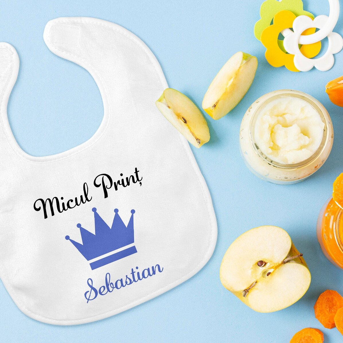Gepersonaliseerd slabbetje voor baby