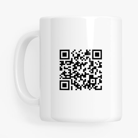 Tasse personnalisée avec code QR