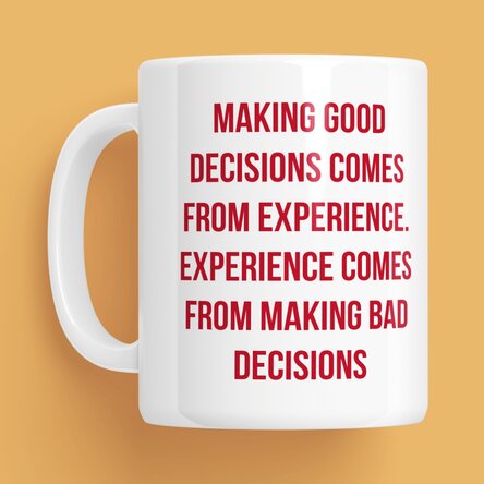 Gepersonaliseerde mok met tekst - Experience