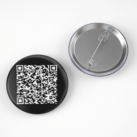 Gepersonaliseerde button met QR-code - Contact toevoegen