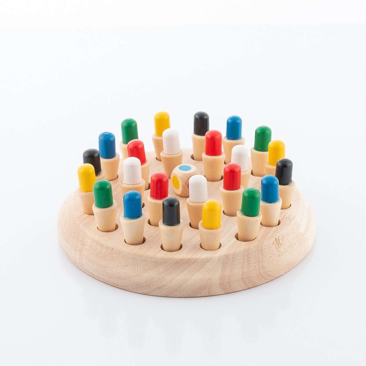 Houten schaak-geheugenspel
