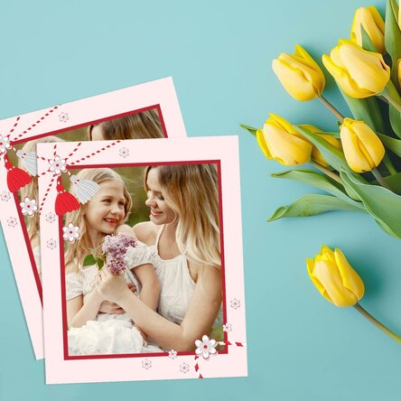 Gepersonaliseerde foto van 10 x 12 cm met een foto