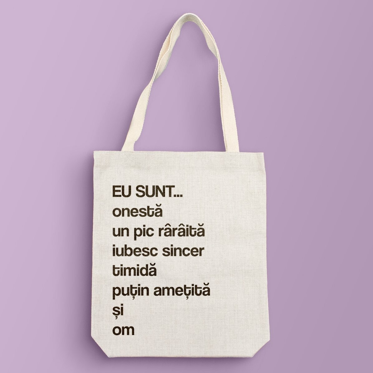 Sac personnalisé avec texte - Liste