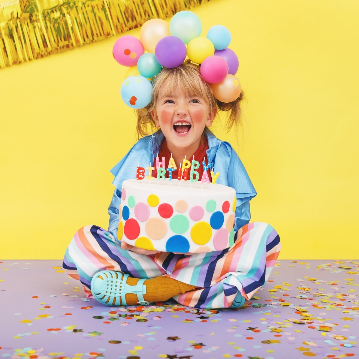 Taartkaarsjes - Happy Birthday-set