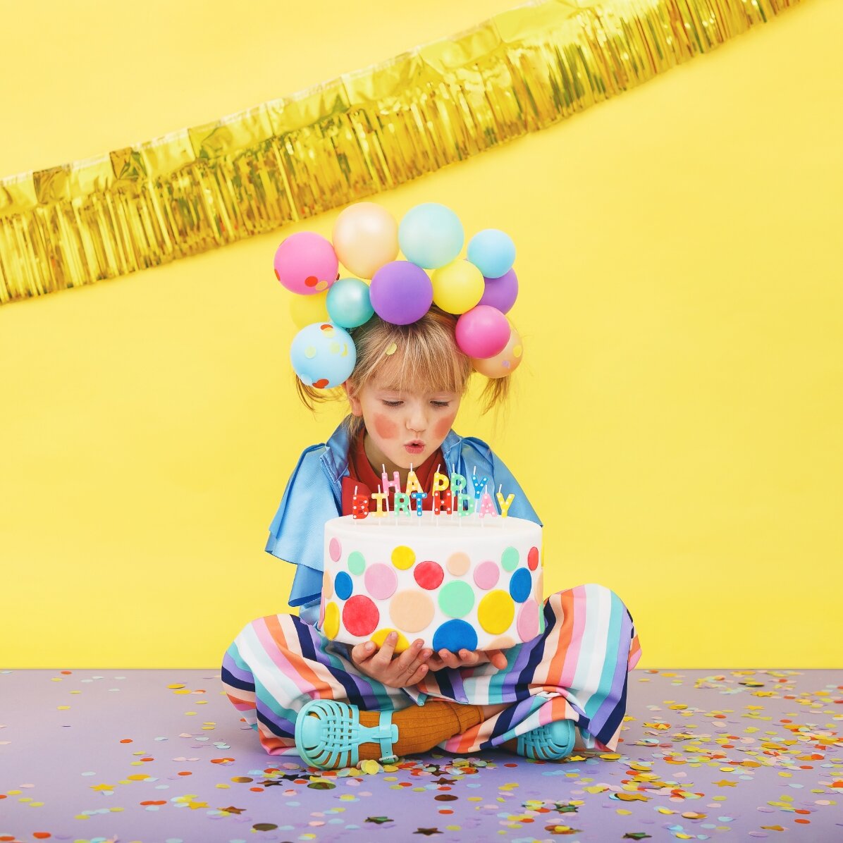 Taartkaarsjes - Happy Birthday-set
