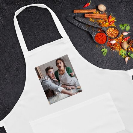 Gepersonaliseerd sort met een foto - Vierkant model