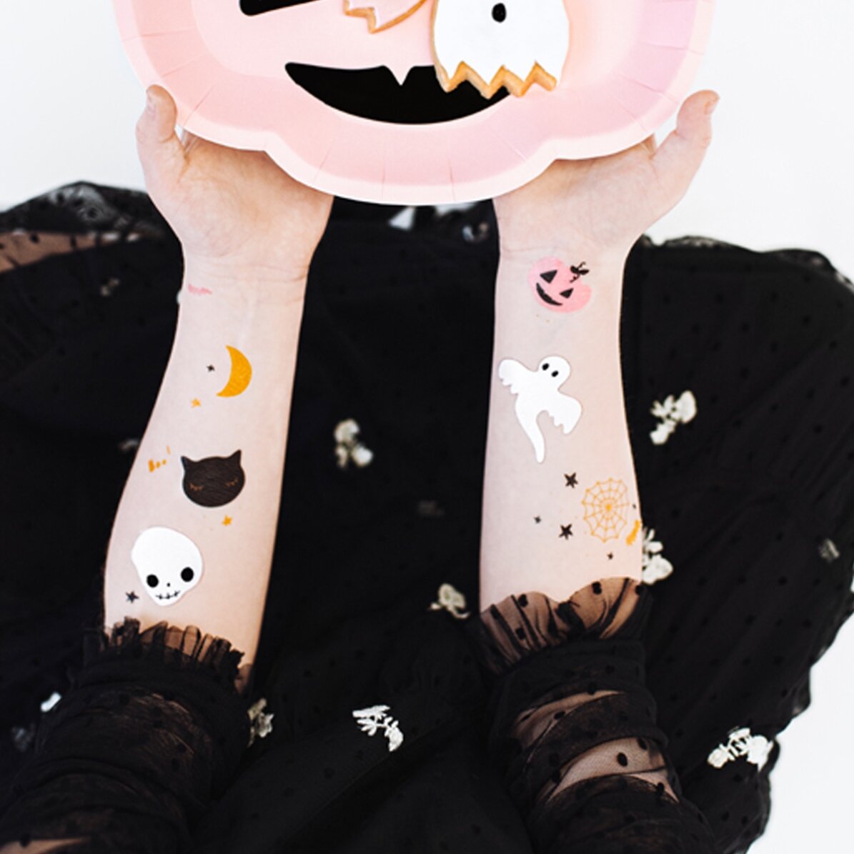 Tijdelijke Halloween-tatoeages
