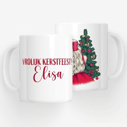Gepersonaliseerde mok met naam - Christmas Princess