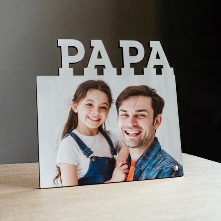 Cadre photo de bureau personnalisé avec une photo - modèle DAD
