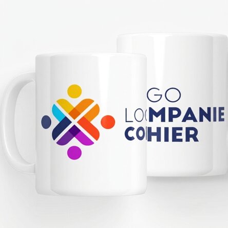 Gepersonaliseerde mok met logo