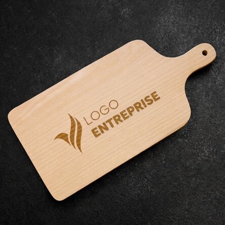 Planche à découper personnalisée avec logo