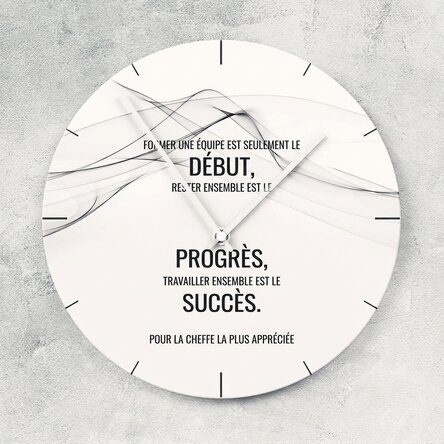 Montre personnalisée avec inscription - « Succès »
