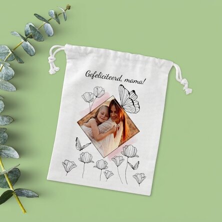 Kleine cadeautas, gepersonaliseerd met een foto en tekst - My dear