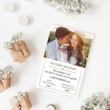 Gepersonaliseerde foto van 10 x 15 cm – Uitnodiging
