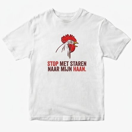 T-shirt met gepersonaliseerde tekst - Stop staring