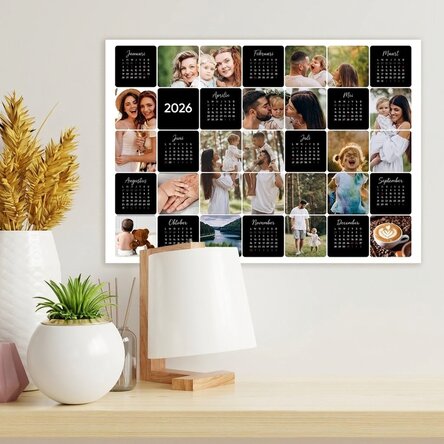 Gepersonaliseerde posters met kalender