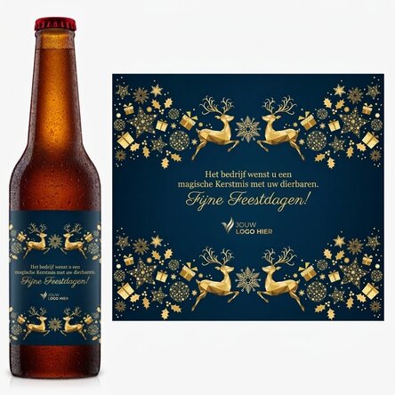 Bier met eigen tekst en logo - Kerstverhaal