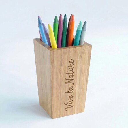 Porte-crayons et stylos en bois - avenatura