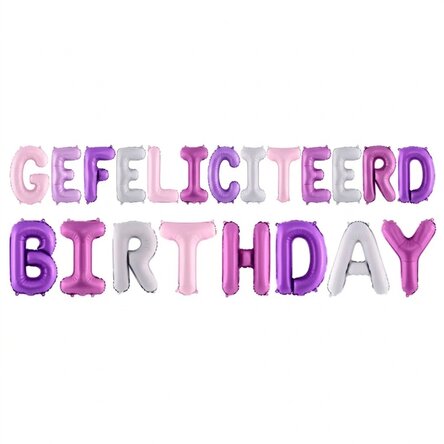 Ballonnenpakket - Happy Birthday-mix