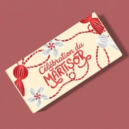 Chocolat personnalisé avec un message