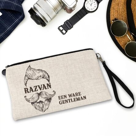 Accessoireset voor heren, gepersonaliseerd met tekst - Gentleman