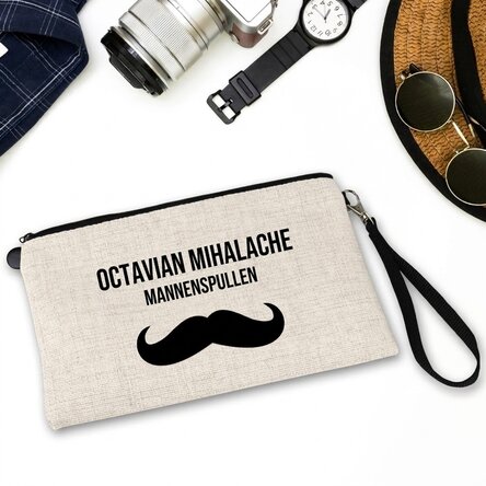 Accessoireset voor mannen, gepersonaliseerd met tekst - Moustache