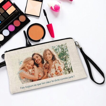 Kit d'accessoires personnalisé avec un texte et une photo
