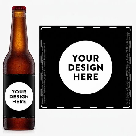 Bière personnalisée avec ton graphisme