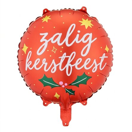 Ballon - Vrolijk Kerstfeest