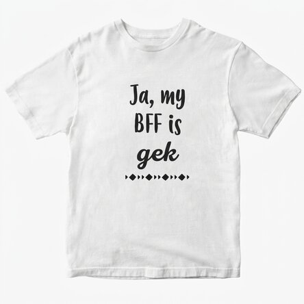 T-shirt met eigen tekst - Crazy BFF