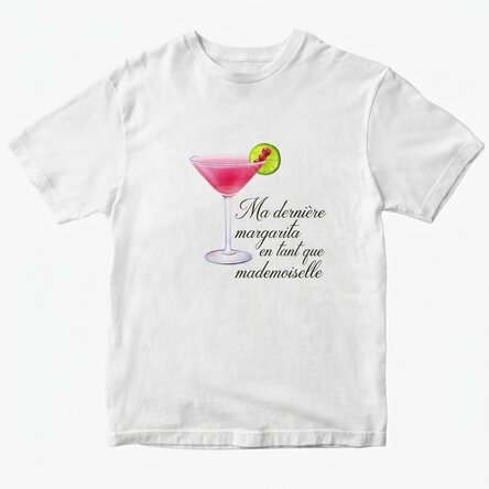 T-shirt en coton personnalisé pour la future mariée - Margarita