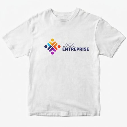 T-shirt en coton personnalisé avec un logo « landscape »