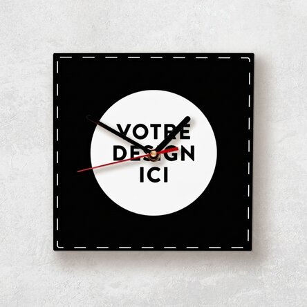 Montre carrée personnalisée avec ton motif