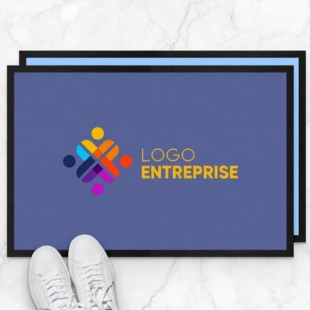 Paillasson d'entrée personnalisé avec logo