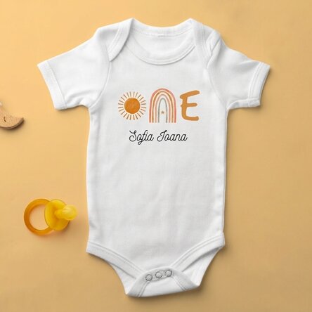 Body voor kinderen, gepersonaliseerd met naam - ONE