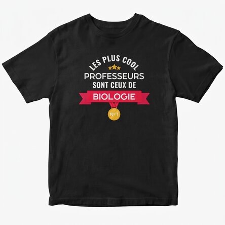 T-shirt en coton personnalisé avec un texte - Des profs sympas
