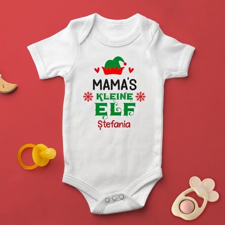 Gepersonaliseerd kinderbody met tekst - Little elf
