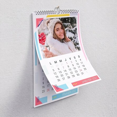 Calendrier personnalisé avec photos - Multicolore