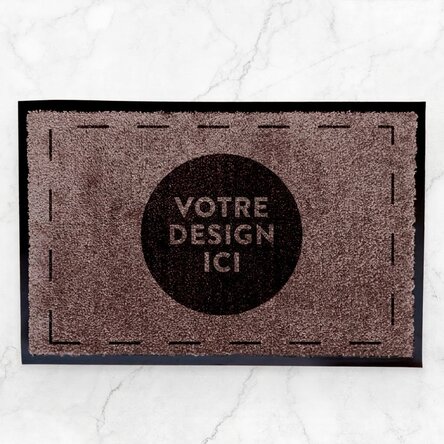 Paillasson d'intérieur personnalisé avec votre motif