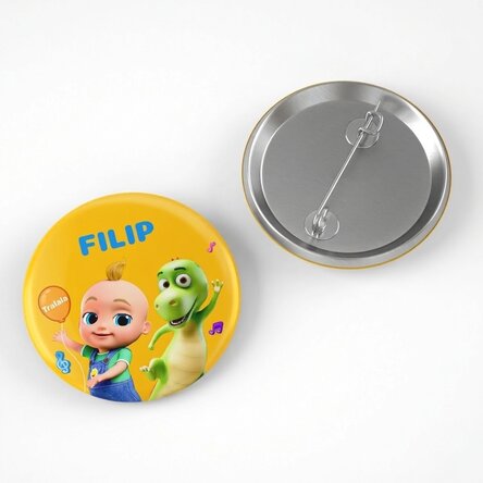 Badge personnalisé avec prénom - TraLaLa