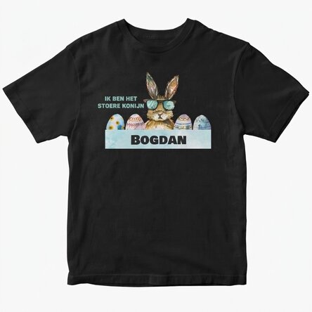 T-shirt met eigen tekst - Bunny