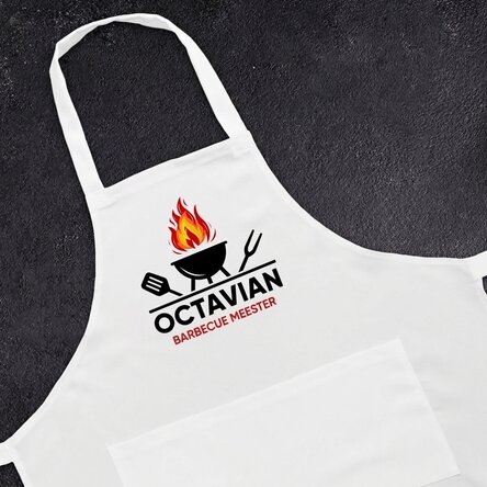 Gepersonaliseerd setje met tekst - Grill Master