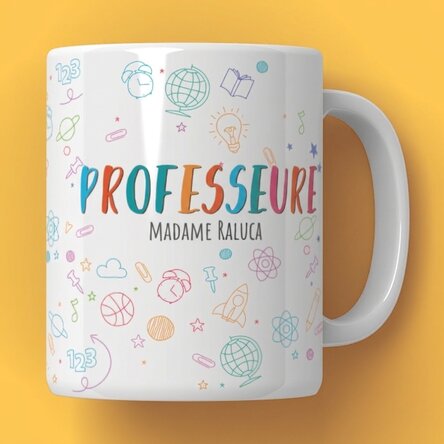 Tasse personnalisée avec inscription - La tasse du professeur